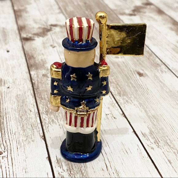 The Firecracker Uncle Sam Nutcracker Trinket - Picture 7 of 11